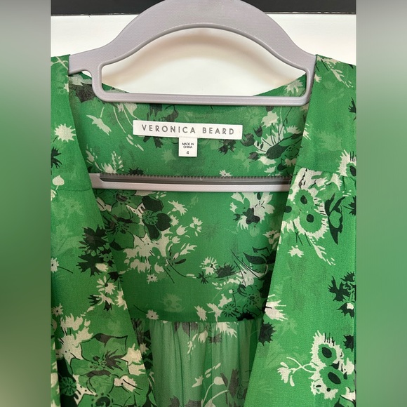 Veronica Beard Sean Silk Ruched Mini Dress - Picture 11 of 11